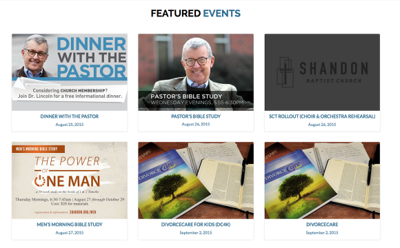 Page Monklet - Featured Events